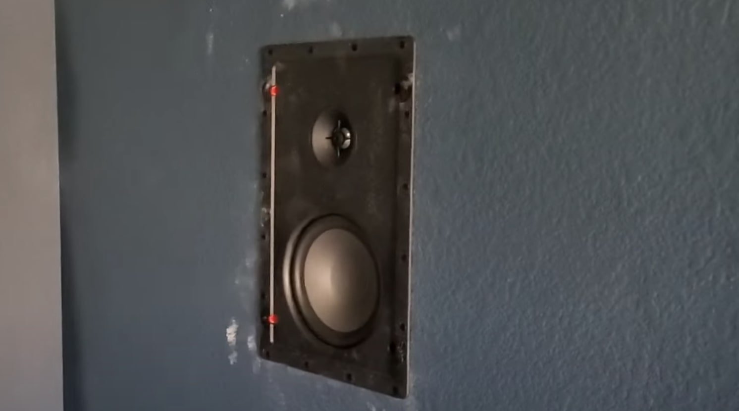 Install your speakers in wall done