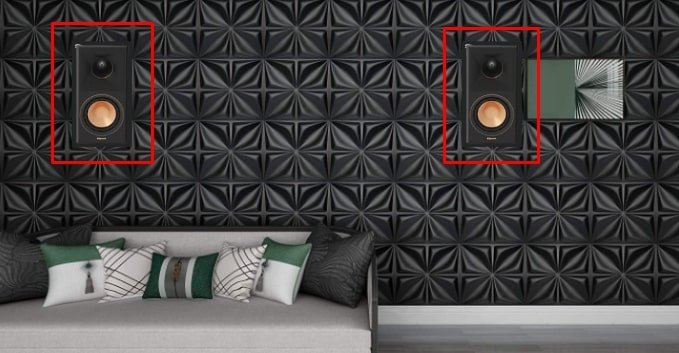 hide surround sound speakers in wall panels