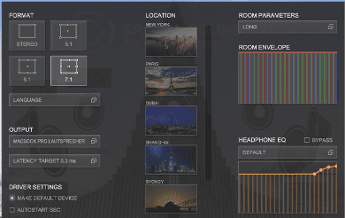 Spatial Sound Card for surround sound