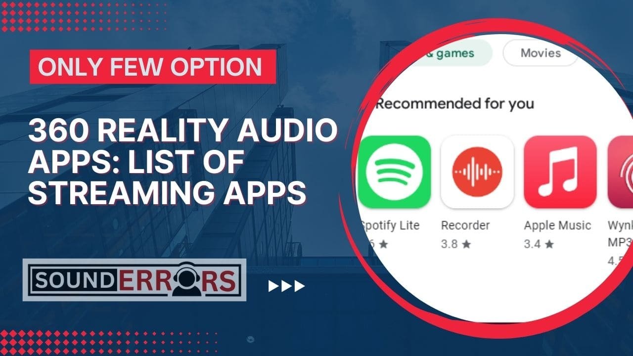 360 Reality Audio apps