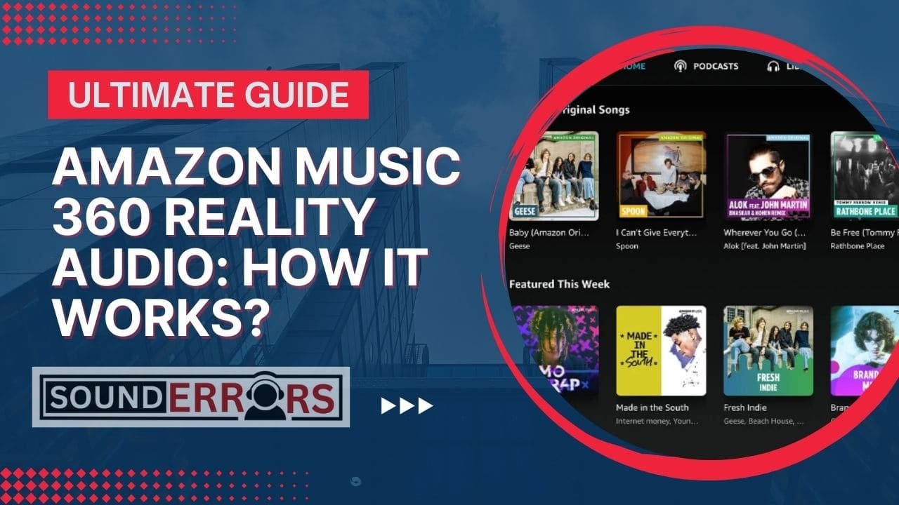 Amazon Music 360 reality audio