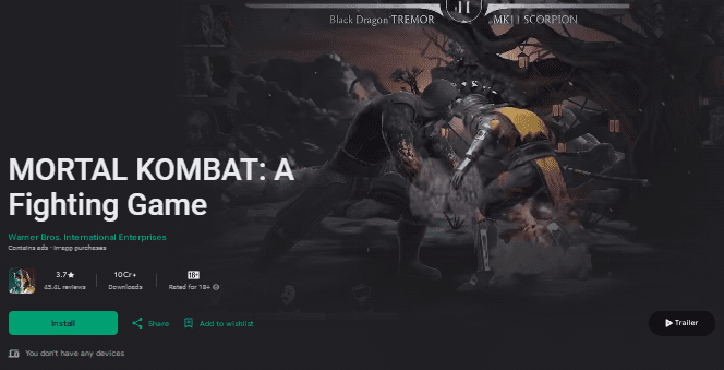 Mortal Kombat with dolby atmos