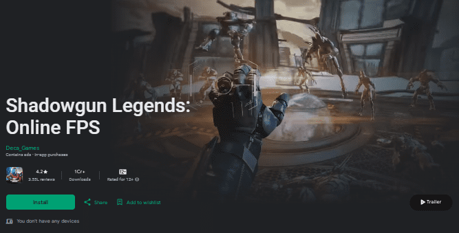 Shadowgun Legends with dolby atmos