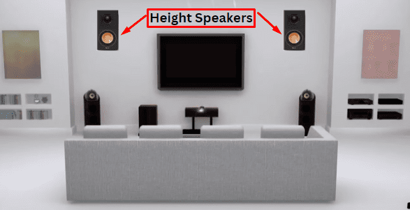 Height Speakers placement on 9.1 surround sound