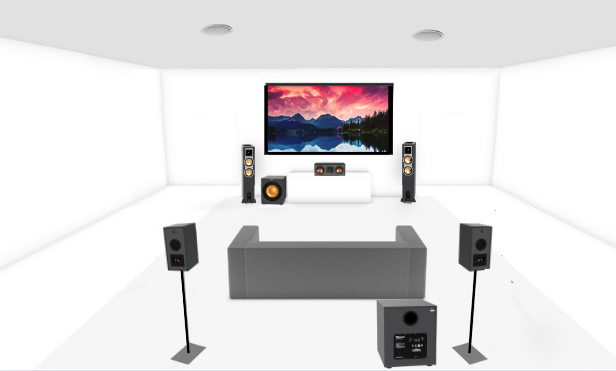 Dolby Atmos 5.2.2 speaker placement