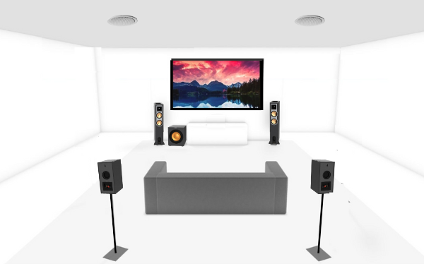 4.1.2 Dolby Atmos Speaker Placement