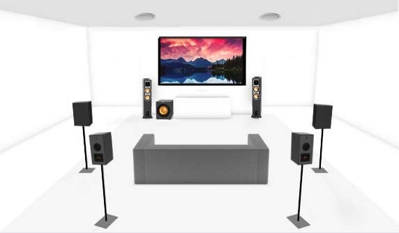 6.1.2 Dolby Atmos Speaker Placement