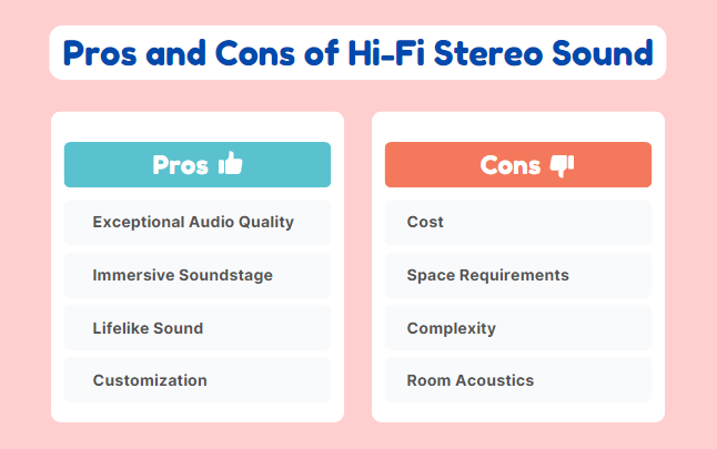 Pros and Cons of Hi-Fi Stereo Sound