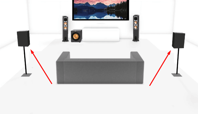 both side speaker for surround sound