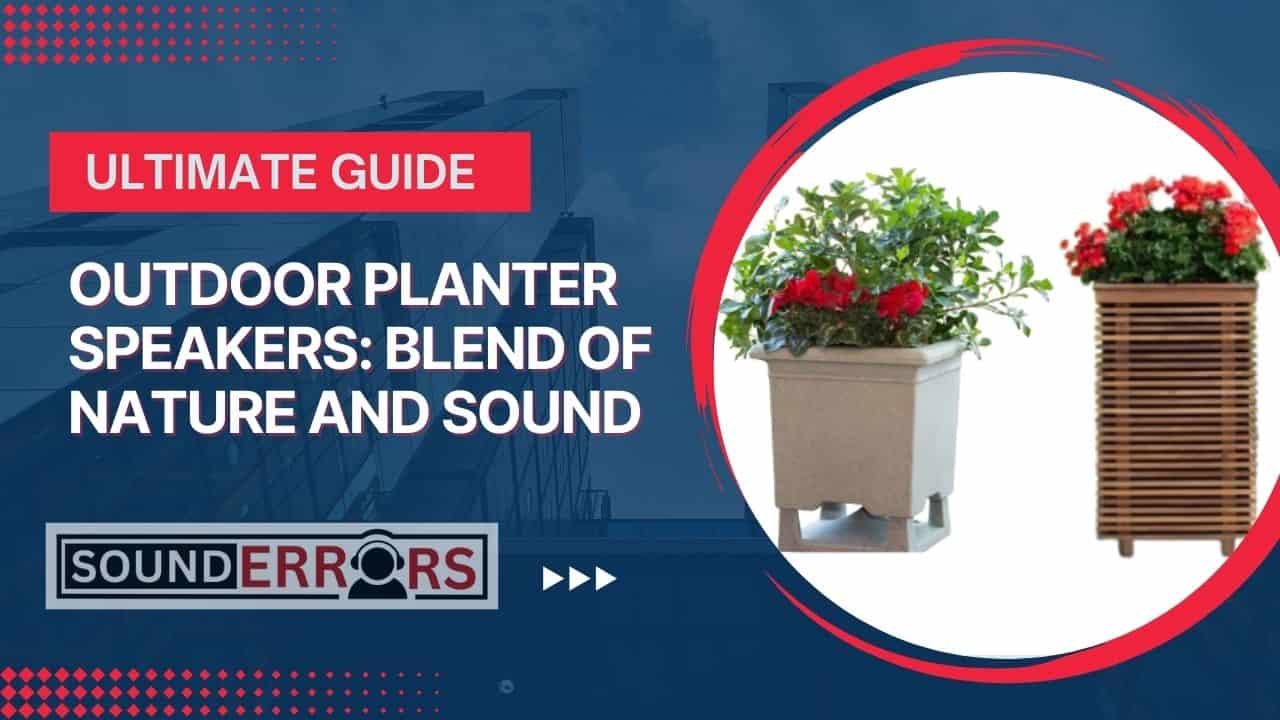 Outdoor Planter Speakers