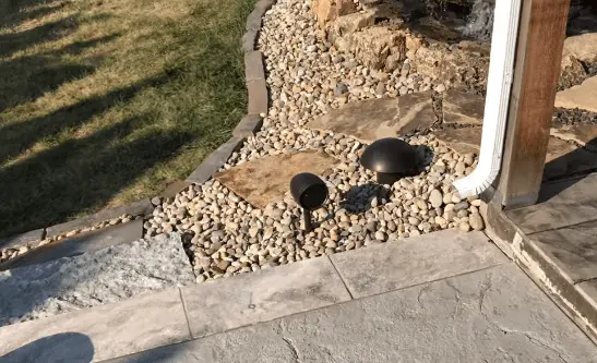 backyard Underground subwoofer placement