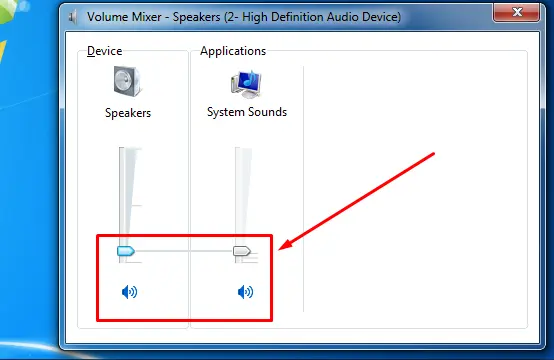 increase sound from Windows settings