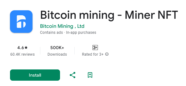 Bitcoin Mining app